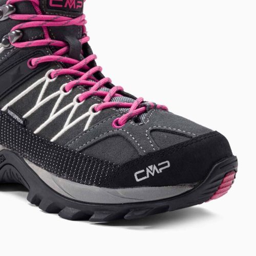 Stivali da trekking da donna CMP Rigel Mid Wp grigio 3Q12946/103Q