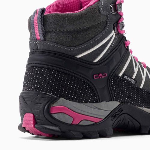 Stivali da trekking da donna CMP Rigel Mid Wp grigio 3Q12946/103Q