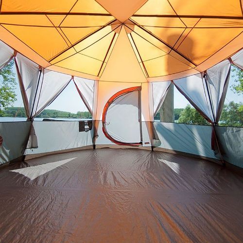 Tenda da campeggio Coleman Cortes Octagon 8 persone arancione