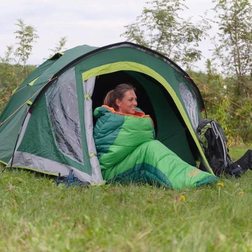 Tenda da campeggio per 3 persone Coleman Kobuk Valley 3 Plus verde