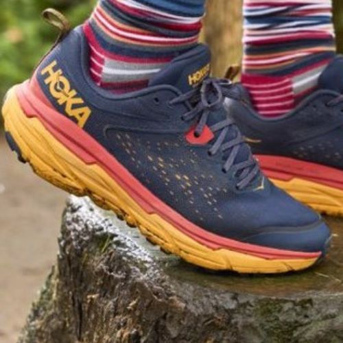 Scarpe da corsa da uomo HOKA Challenger ATR 6 spazio esterno/giallo radiante