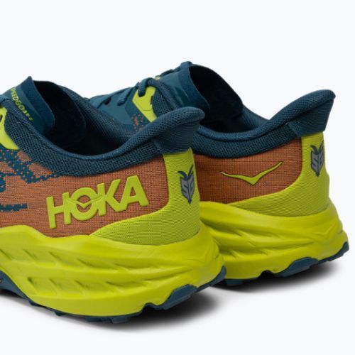 Scarpe da corsa da uomo HOKA Speedgoat 5 blu corallo/sera primula