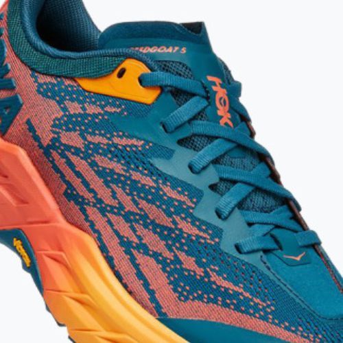Scarpe da corsa da donna HOKA Speedgoat 5 blu corallo/camelia