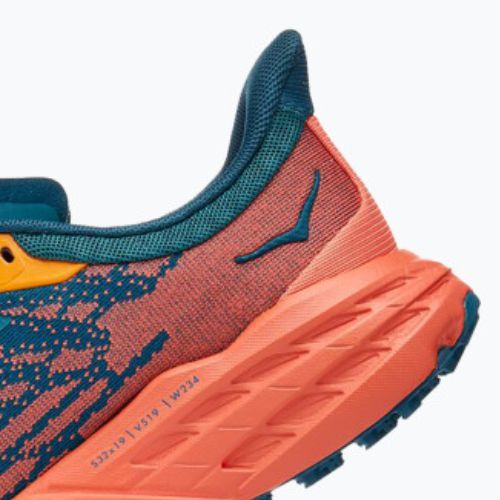Scarpe da corsa da donna HOKA Speedgoat 5 blu corallo/camelia
