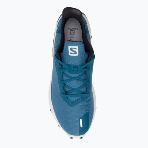 Salomon Alphacross 3 scarpe da corsa da uomo bluesteel/lunar rock/nero