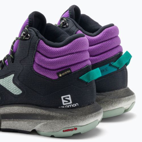 Scarpe da trekking da uomo Salomon Predict Hike Mid GTX nero/grigio acqua