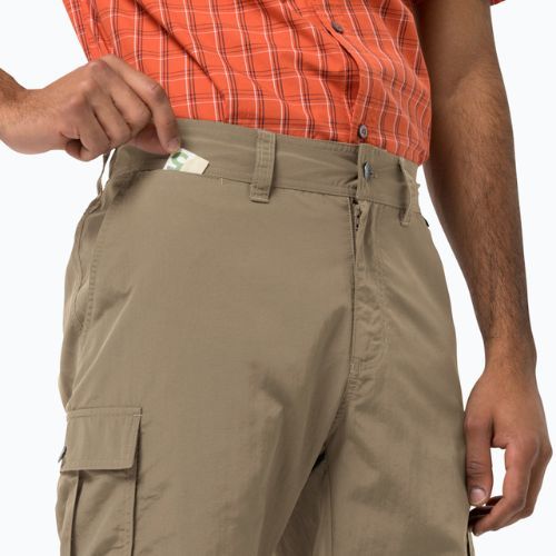 Pantaloncini da trekking Jack Wolfskin da uomo Canyon Cargo sand dune