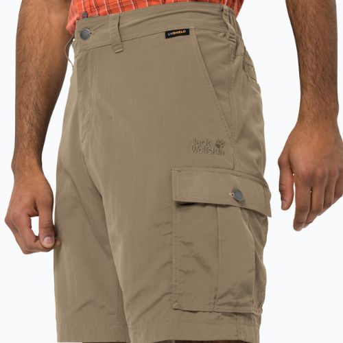 Pantaloncini da trekking Jack Wolfskin da uomo Canyon Cargo sand dune