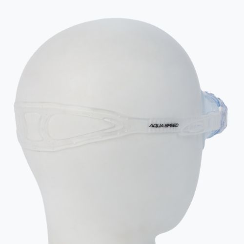 AQUA-SPEED maschera da nuoto per bambini Zephyr blu/trasparente