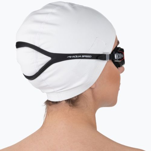 AQUA-SPEED Occhiali da nuoto Calypso rosso/nero