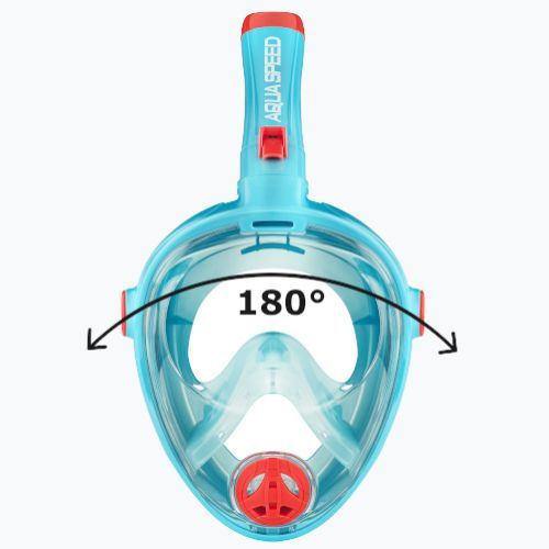 AQUA-SPEED Spectra 2.0 Kid maschera snorkel integrale blu