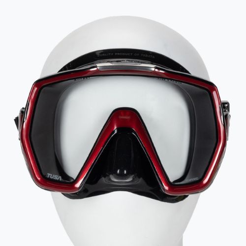 Maschera subacquea TUSA Freedom HD Rosso/Nero