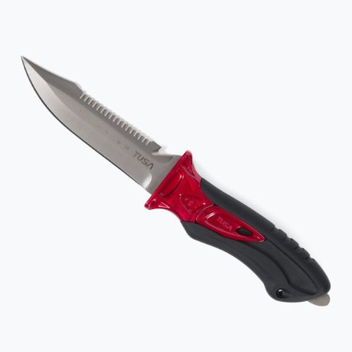 TUSA X-Pert II coltello da immersione FK-940 nero/rosso