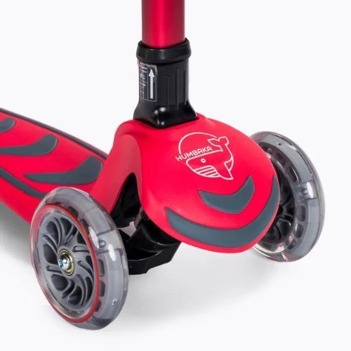 HUMBAKA Mini T scooter a tre ruote per bambini rosso
