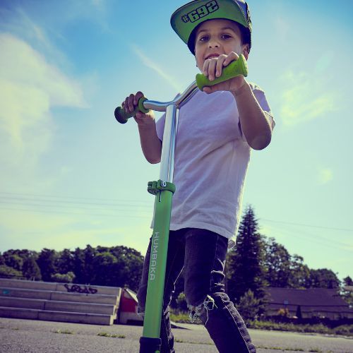 HUMBAKA Mini T monopattino triciclo per bambini verde