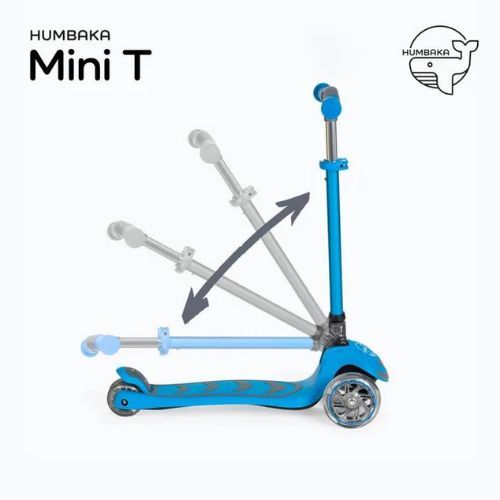 HUMBAKA Mini T scooter triciclo blu per bambini
