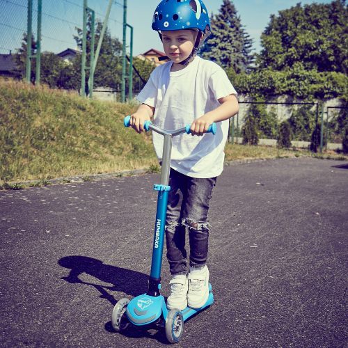 HUMBAKA Mini T scooter triciclo blu per bambini
