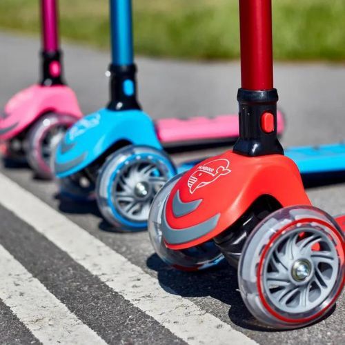 HUMBAKA Mini Y, monopattino triciclo per bambini rosso