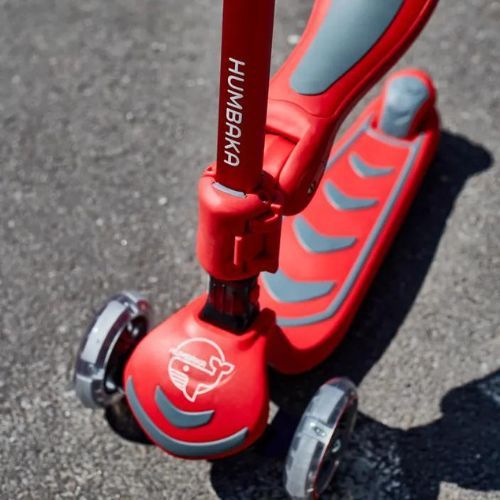 HUMBAKA Mini Y, monopattino triciclo per bambini rosso