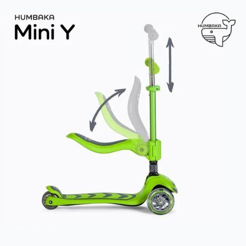 HUMBAKA Mini Y, monopattino triciclo per bambini verde