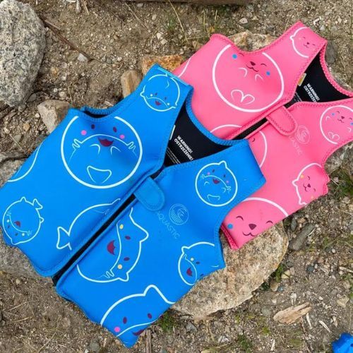 Gilet di assicurazione per bambini AQUASTIC HT-16879 rosa
