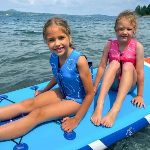 Gilet di galleggiamento per bambini AQUASTIC HT-16879 blu