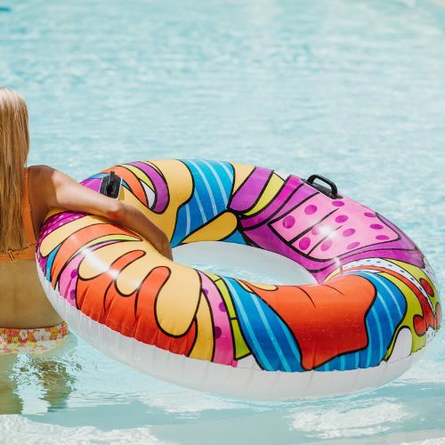AQUASTIC ruota da nuoto ASR-119B blu