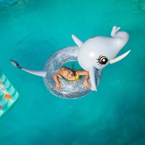 Ruota da nuoto per bambini AQUASTIC AFR-107E grigio