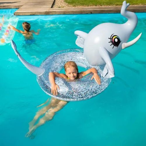 Ruota da nuoto per bambini AQUASTIC AFR-107E grigio