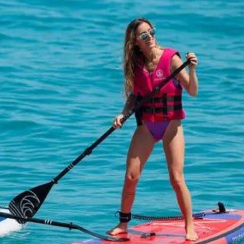 Pagaia SUP 3 pezzi AQUASTIC AQS-SPD001 140-180 cm nero
