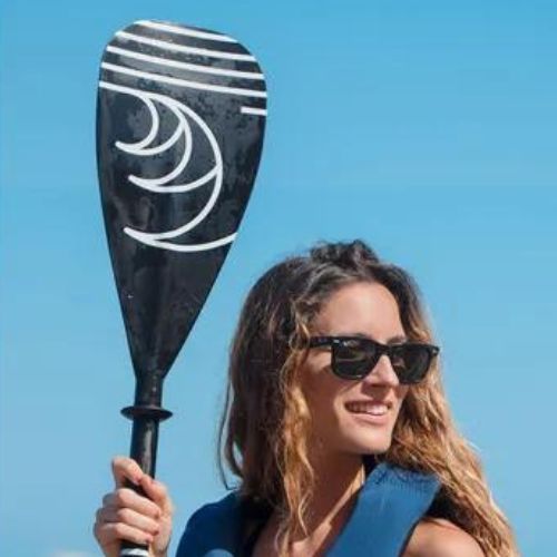 Pagaia SUP 3 pezzi AQUASTIC AQS-SPD001 140-180 cm nero