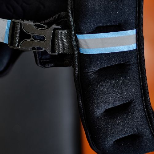 XTREXO WV-05 Gilet per allenamento con i pesi da 5 kg nero