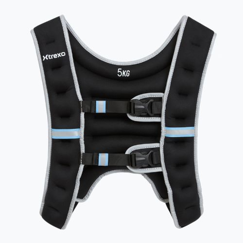 XTREXO WV-05 Gilet per allenamento con i pesi da 5 kg nero