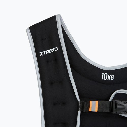 XTREXO WV-10 Gilet per allenamento con i pesi da 10 kg nero