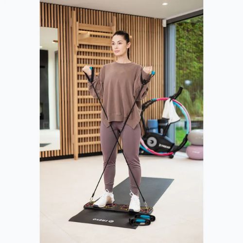 Tappetino yoga TREXO PVC 6 mm nero