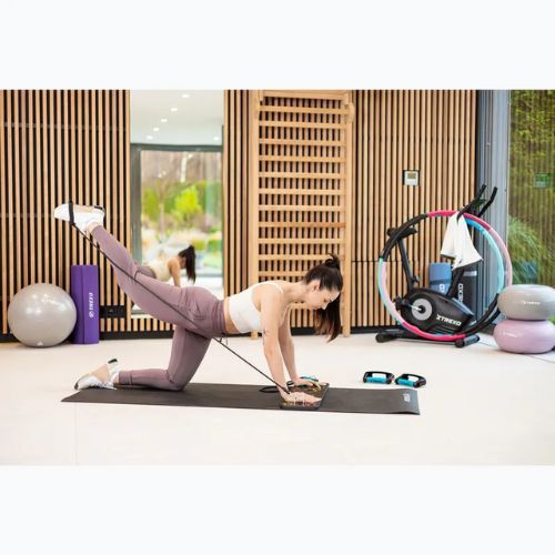 Tappetino yoga TREXO PVC 6 mm nero