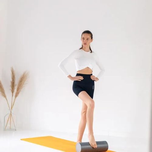 XTREXO Rullo massaggiante in EVA MR-EV03G grafite