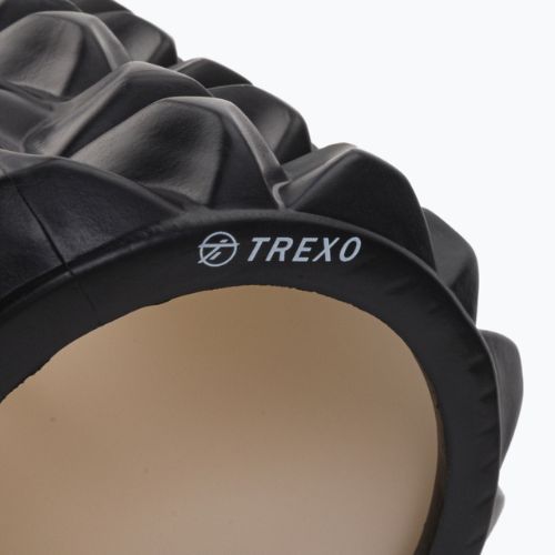 TREXO Rullo massaggiante in PVC EVA nero