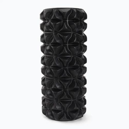 TREXO Rullo massaggiante in PVC EVA nero