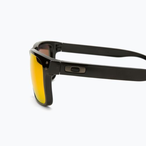 Occhiali da sole polarizzati Oakley Holbrook nero lucido/prizm rubino