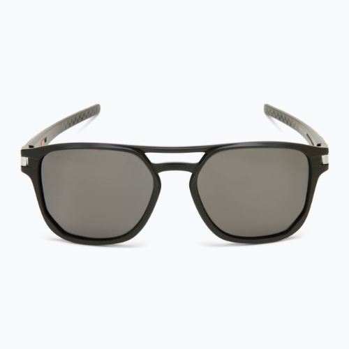 Occhiali da sole Oakley Latch Beta nero opaco/grigio prismatico