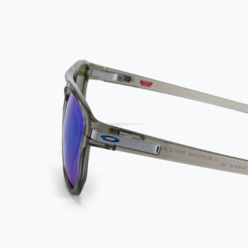 Occhiali da sole polarizzati Oakley Latch Beta inchiostro grigio opaco/ zaffiro Prizm