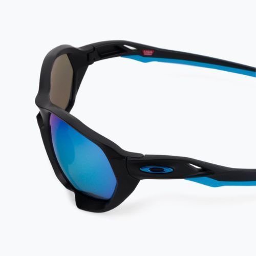 Occhiali da sole Oakley Plazma nero opaco/zaffiro polar