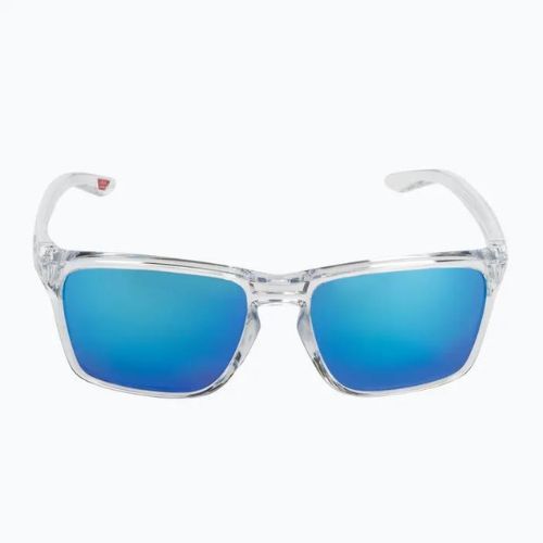 Occhiali da sole Oakley Sylas lucidati in zaffiro trasparente/prismatico