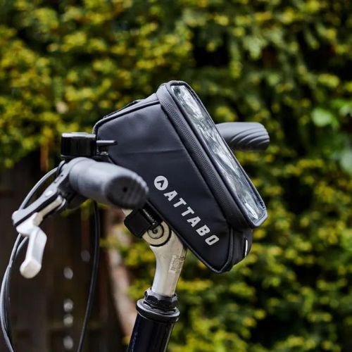 ATTABO ABH-200 borsa porta telefono per bicicletta nera