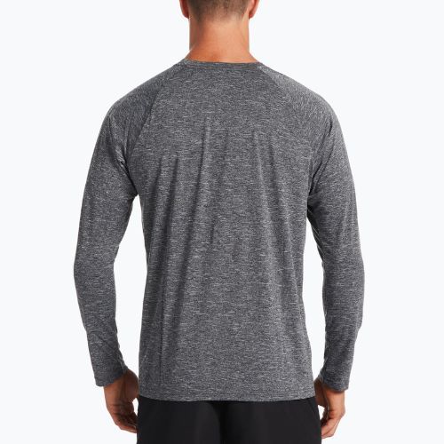 Maniche lunghe da allenamento da uomo Nike Heather nero