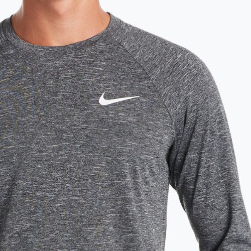 Maniche lunghe da allenamento da uomo Nike Heather nero