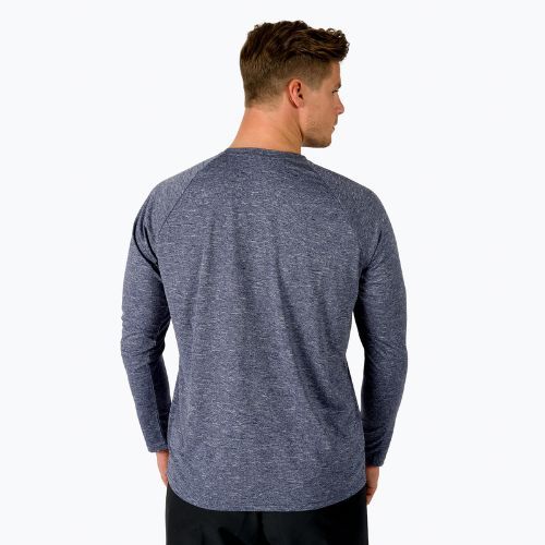 Maniche lunghe da allenamento da uomo Nike Heather midnight navy