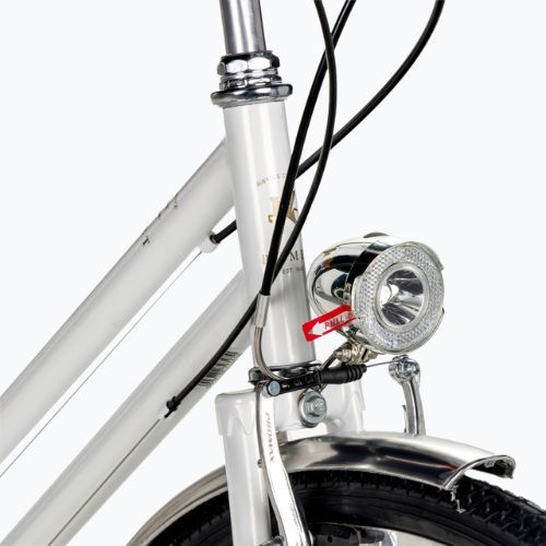 Bicicletta da donna Romet Vintage Eco D bianco