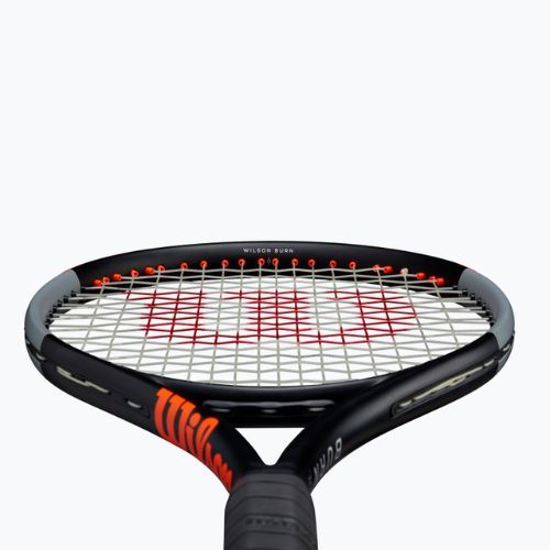 Racchetta da tennis Wilson Burn 100 V4.0 nero e arancione WR044710U